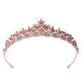 Exquisite Handmade Hair Jewelry Ornaments Mix Design Color Leaves Shape Rhinestone Tiara Crown for Women Girls Kids