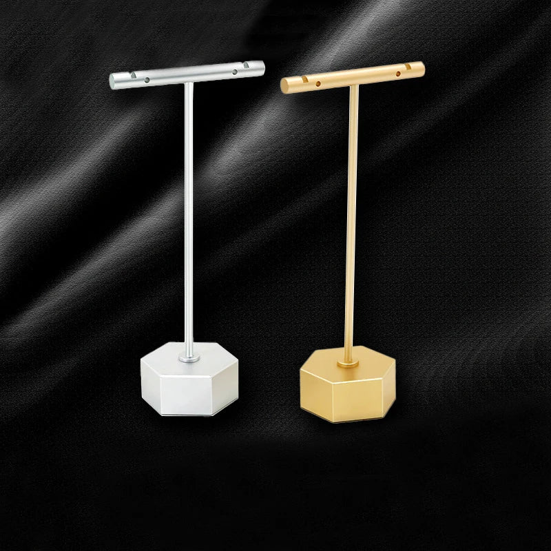 Metal Earring Jewelry Display Rack for Shop Desktop Watch Storage Stand Simple Jewelry Organizers Stand