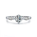 Princess Promise Ring 925 Sterling Silver Zircon Cz Engagement Wedding Band Rings for Women