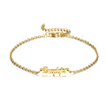 2024 Hot Selling Sublimation Blank Heart Bracelet Customized Printed Elegant Bracelets for Lover