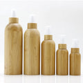 30ml 50ml 100ml 150ml Pump Shower Gel Beauty Cream Hair Conditioner Round Bamboo Cosmetic Lotion Spray Foam Shampoo Bottle