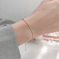 Wholesale Silver Bracelet Jewelry Women 925 Sterling Silver Small square Bracelet Gold Plated Chain Bracelet for Women Girls