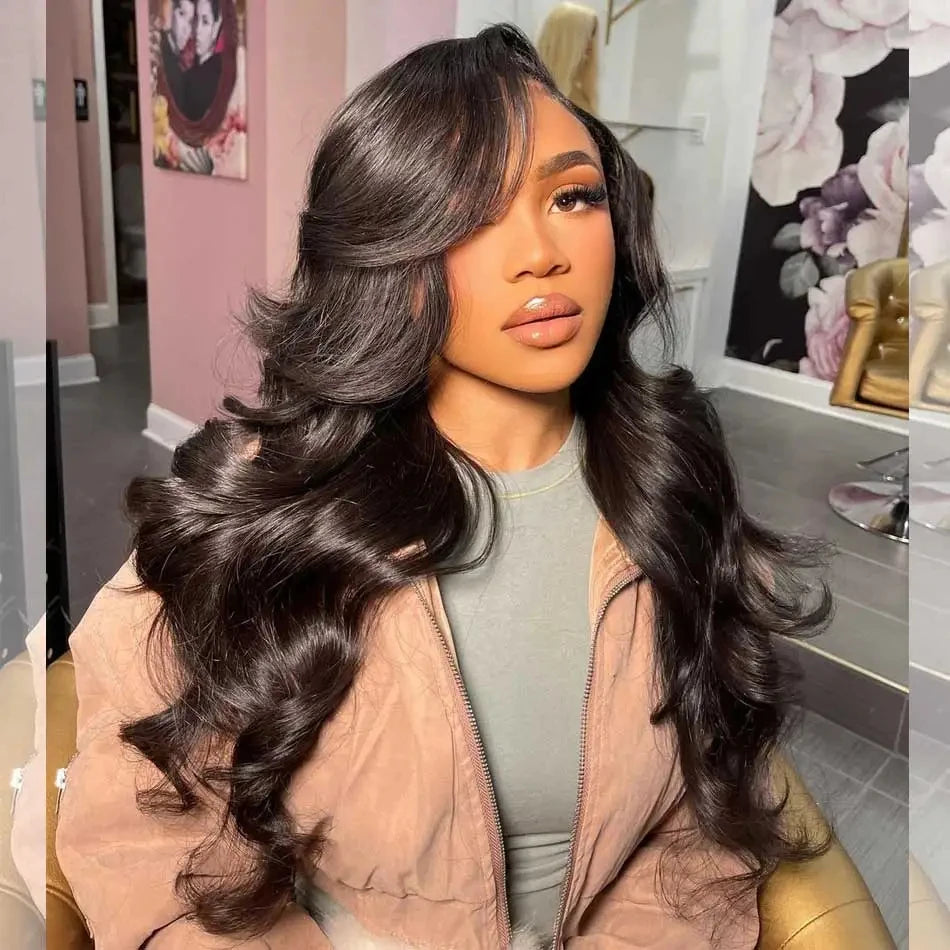 100% Cuticle Aligned Frontal Lace Wig Vendors Wholesale Cheap Price Raw Cambodian 13x6 Body Wave Lace Front Wigs Human Hair