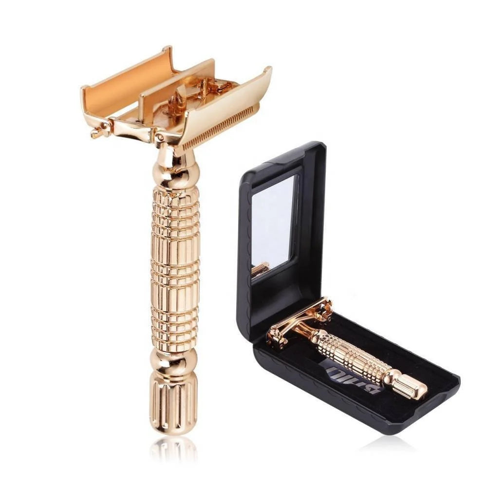 JDK Custom Logo Double Edge Safety Razor Long Handle Stainless Steel Wholesale Product
