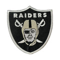Hot Sell Custom Heat Press Embroidery Patch Nfl Iron on Raiders Patches for Clothing