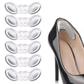 2021Transparent Silicone Back Heel Liner Gel Cushion Pads Insole High Dance Shoes Grip Anti-friction Foot Care Insole HA00512