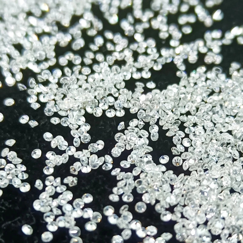 Holycome Jewelry Certificate Wholesale Price Round Shape Loose White Color VVS Grade Top Quality Small Size Moissanite