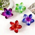 8cm Gradient Plumeria Hair Clip Summer Personalized Flower Style Women's Hair Clip Festive Party Girl Hair Accessory Gift