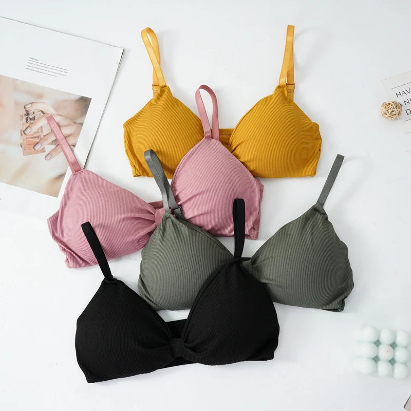 Summer Thin Adjustable Women's Wrapped Chest Condole Belt Underwear Bra Strapless Vest
