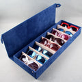 Hot Sale PU Velvet Sunglasses Display Rack Sunglasses Display Cabinet Case Storage Box