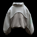 Yingling Mens Unisex Pullover Oversized Hoodie 100% Thick Cotton Heavyweight Oversized Streetwear Cropped Hoodie Men