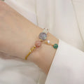 Natural Moonstone Hetian Jade Hand-woven Red String Bracelet in Bracelets for Men Girlfriends Fashion Trendy Jade Bracelet