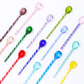 Hot Selling Wholesale Price 17cm Glass Spoons for Coffee Stirring Etc