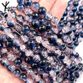 10mm Round Smooth Loose Crystal Stone Beads Dyed Color Multicolor Popcorn Quartz Beads for Jewelry Making Diy