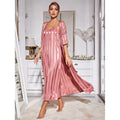 Halter Pajama Women Stain Silk Short Sleeve Advanced Ice Silk Nightgown Home Suit