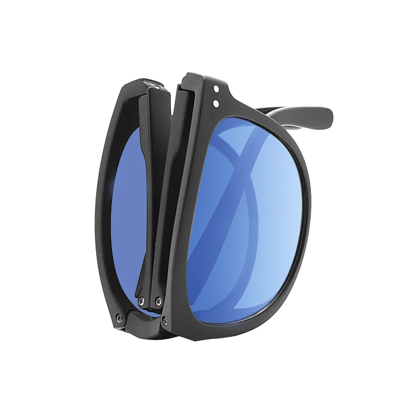 Yijia Optical Wholesale Casual Eyewear Fashion Designer Shades UV400 Foldable Sunglasses Polarized With Box Custom Sun Glasses