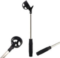 Golf Ball Retriever for Water Telescopic Pick up Stick Stainless Steel Shaft With Automatic Locking Scoop Anti-Slip Grip Handle