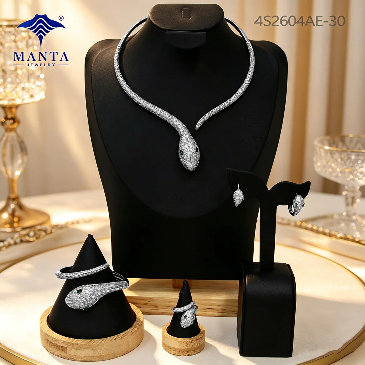 Fashion Jewelry Set Silver Plated for Women Party Anniversary Daily Wear Gift for  Girlfriend Mother Low Minimum Order Wholesale