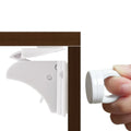 Wholesale Invisible Magnetic Cabinet Locks (10 Pack 2 Keys) for Baby Proofing Kitchen and Bathroom Cabinets/Drawers.