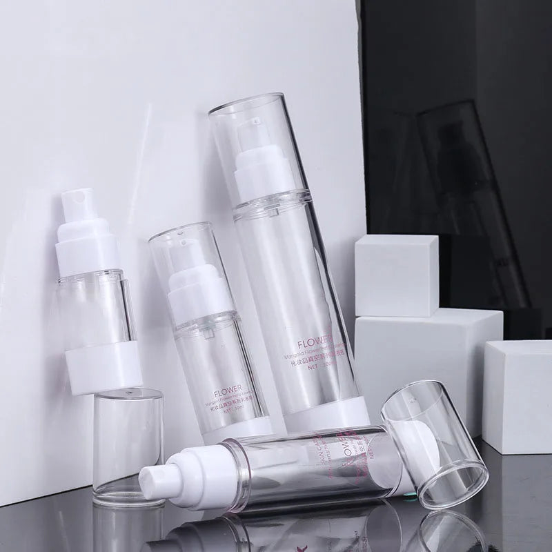 Skincare Packaging 15ml 30ml 50ml 100ml Airless Bottle Body Lotion Bottle Plastic Lotion Packaging Bottle Spray