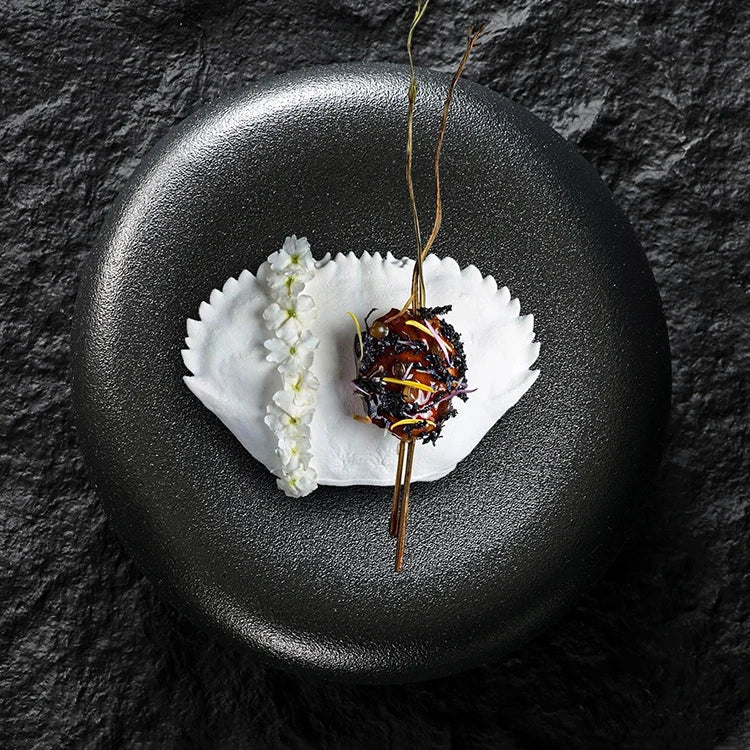 Chef's Favorite Eco-Friendly Steak Plate Household Dinnerware Restaurant Dishes Porcelain Plate Unique Shape-Vajillas Platos De