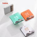 Tianhui Food Grade White Metal Small Square Tin Thin Boxes for Tea Cake