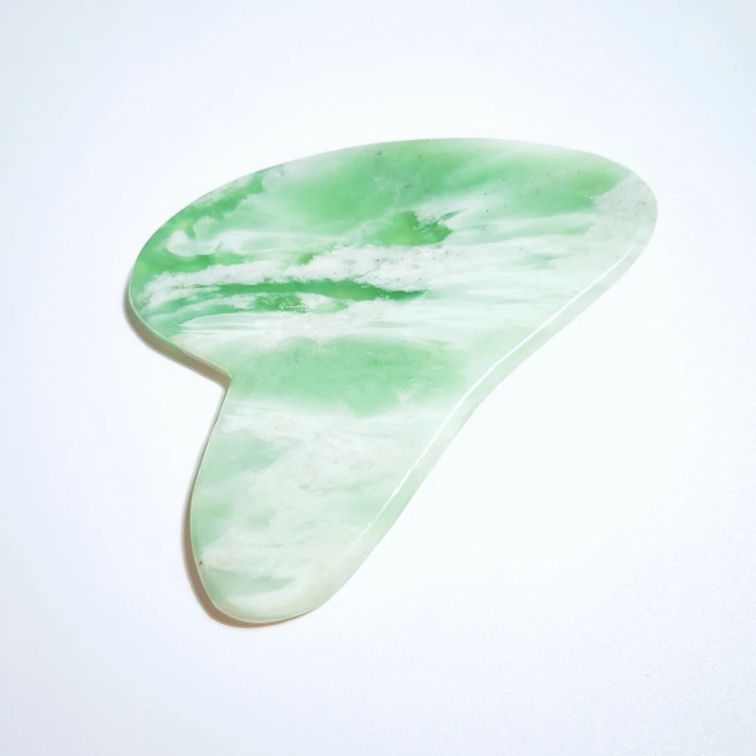Gems Diy Beauty xiuyan jade guasha stone board custom face gua sha tool made in china