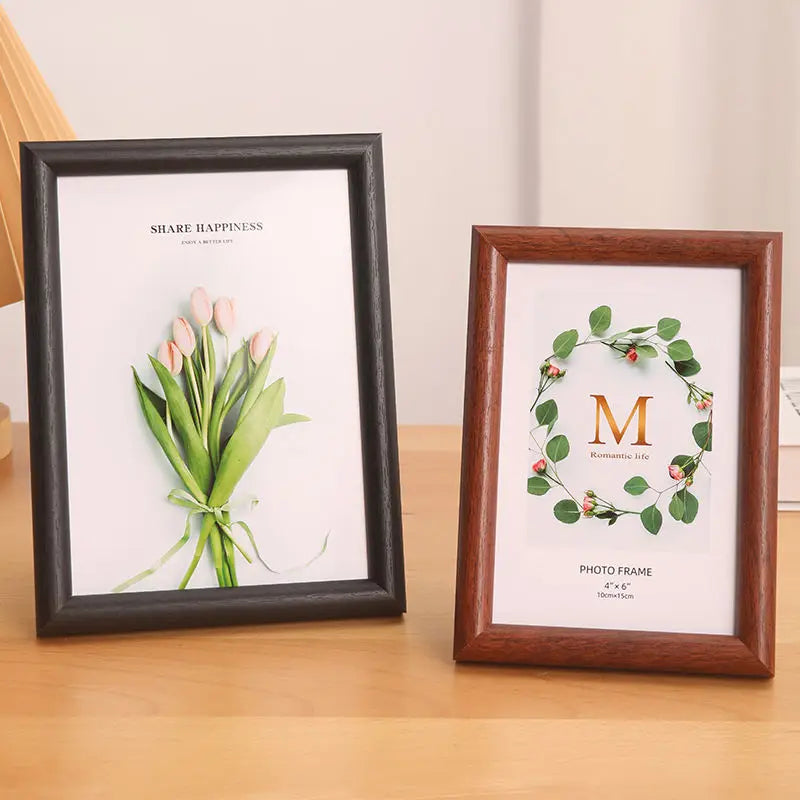 Wholesale Customized Eco-Friendly MDF Wooden Picture Frame Multi-Size Table Hanging Wall Photo Frames Custom Colors for Poster