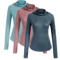 Women's UPF 50+ UV Protection Hooded Long Sleeve Fishing Hiking Shirt 100% Polyester Plus Size-Wholesale