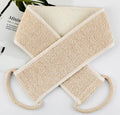 Large Natural Exfoliating Strap  Hemp Cotton  Back Scrubber for Shower for Men and Women