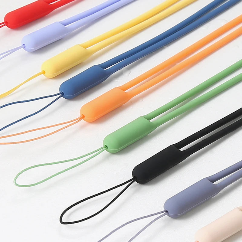 Lebei Multicolor Liquid Silicone Wrist Lanyard Creative Key Elastic Lanyard New Polyester Product