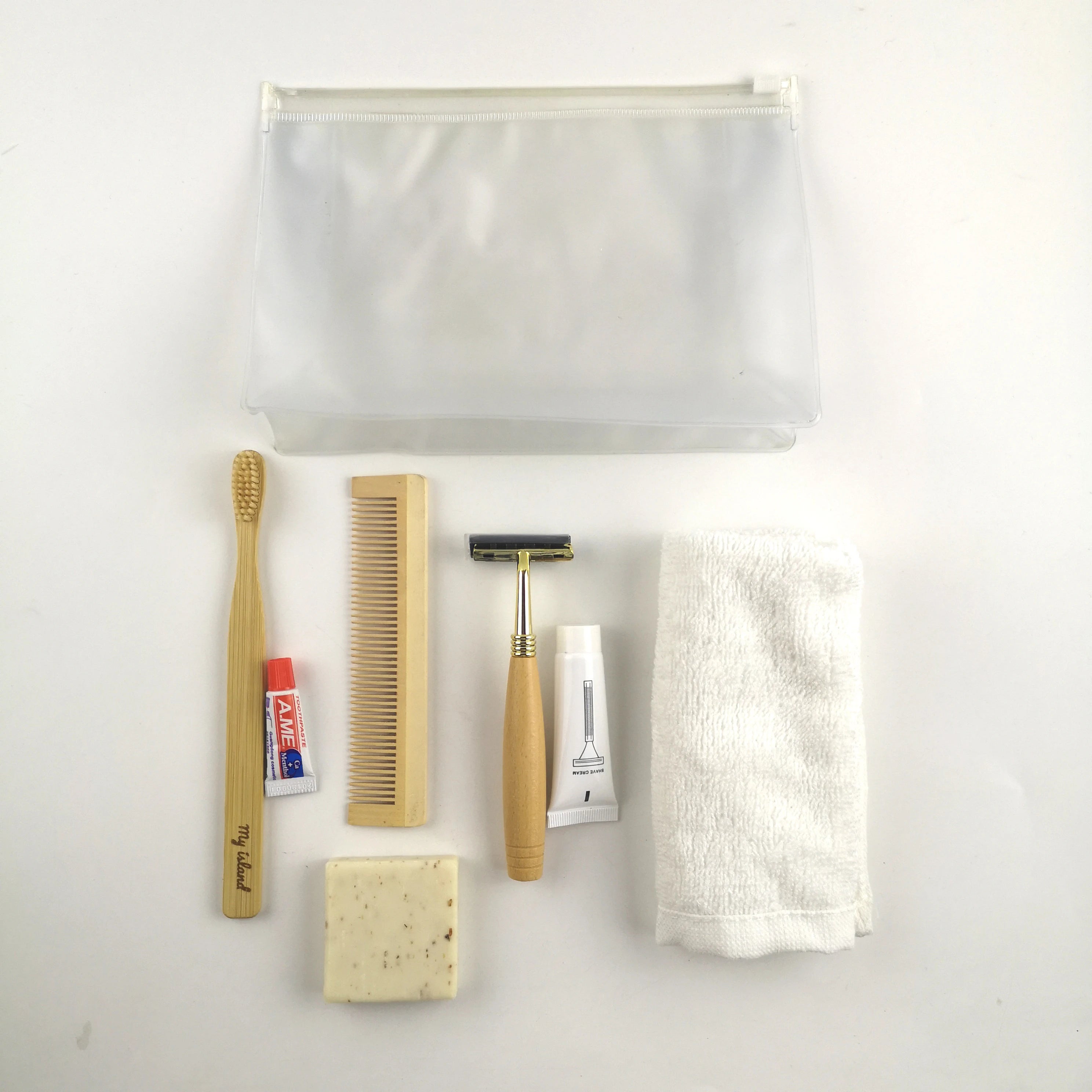 Biodegradable Bamboo Amenity Travel Set