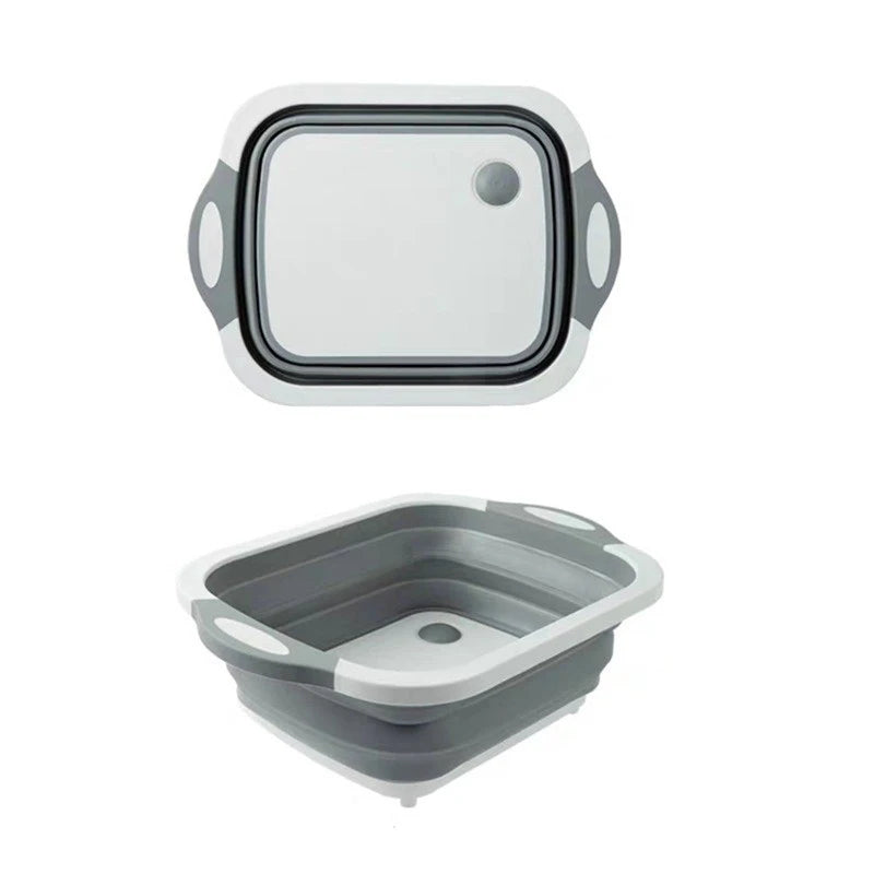Foldable Sink Can Be Used to Wash Dishes Collapsible Cutting Board Foldable Drain Basket for Kitchen Sink