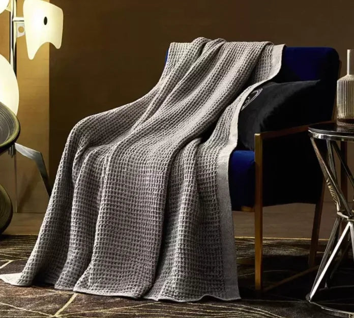 Waffle Cotton Aviation  air Conditioning High-end Office Nap Blanket