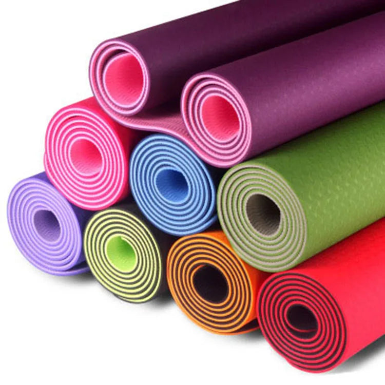 Eco Friendly Kids Travel Tpe Yoga Mat High Quality Wholesale Yoga Mats Custom Logo Non Slip Instructional Yoga Mat