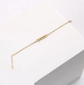 Wholesale Bohemian Minimalist Stainless Steel Bracelet Gold Plated Geometric Link Chain Valentines Gift for Women Agate Main