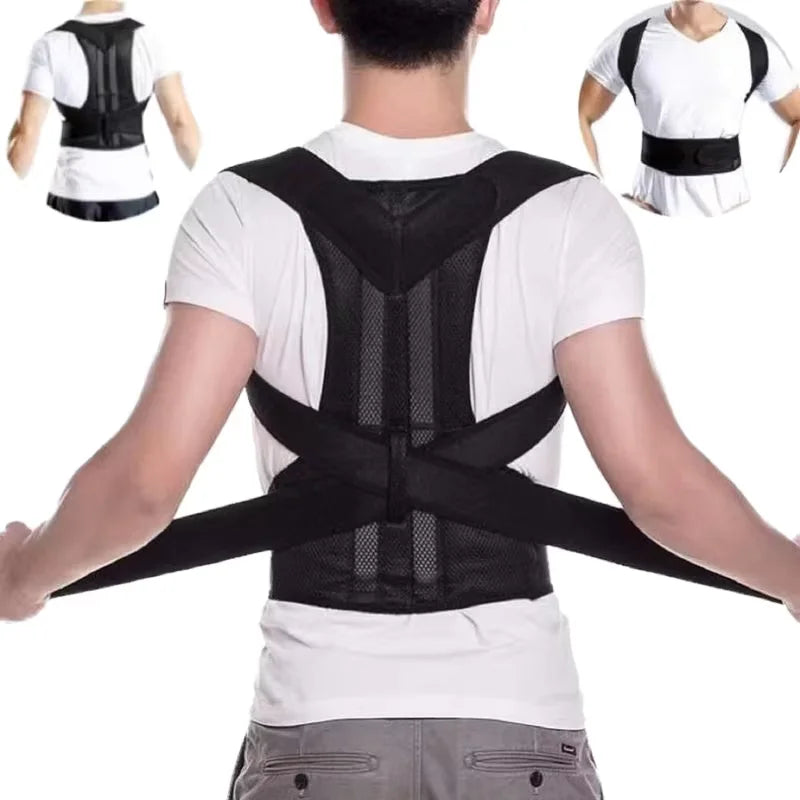 Women and Men's Posture Corrector Back Brace with Lumbar Support Shoulder Support and Pain Relief Waist Trimmers