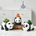 Mini Cartoon Planter Succulent Plant Pots Small Cute Panda Animal Ceramic Flower Pot