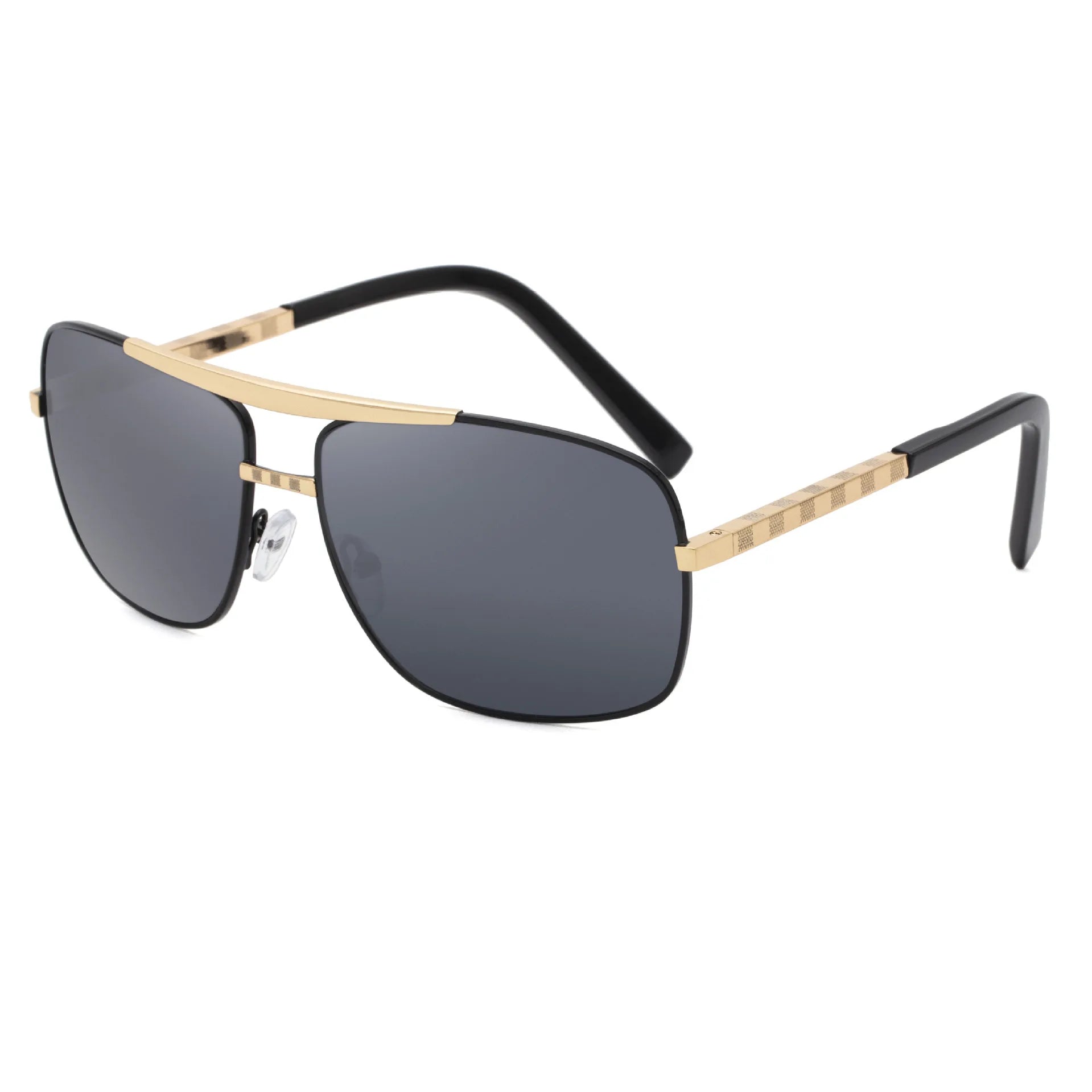 2024 New Vintage Metal square Sunglasses Men Fashion Glasses 0256