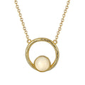 RINNTIN GMN10 Designer Jewelry 925 Sterling Silver Necklace Handmade Genuine Natural Moonstone Gemstone Necklace for Women