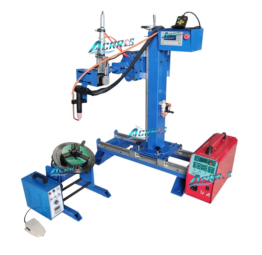 600x600mm Mini Welding Manipulators and Roller Positioner Equipment Combined Welder for Pipe Circular Seam Welding