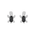 925 Sterling Silver  Small Turtle Stud Earrings Light Luxury High Sense