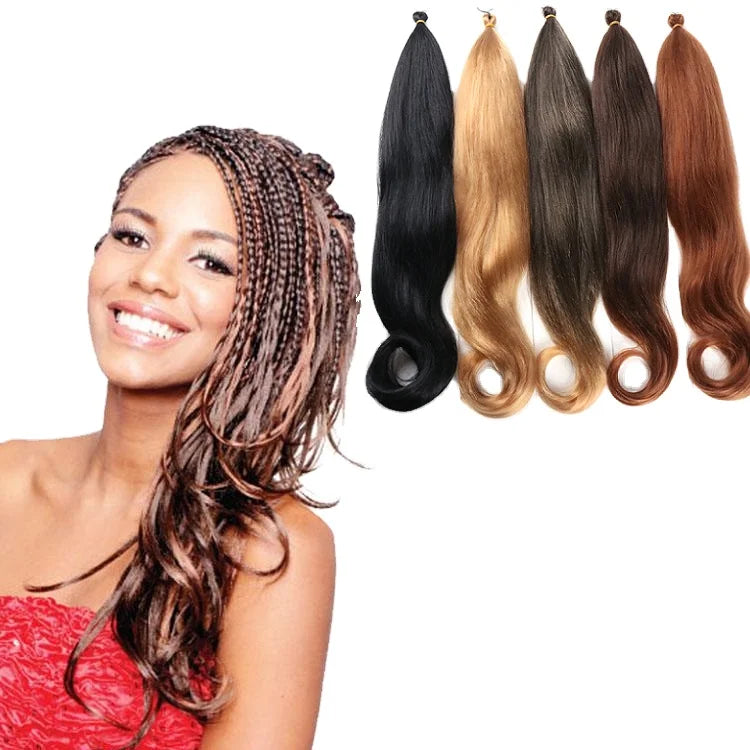 Ju.ianna Factory Cheap Price Afro Curly Braid Hair for Afro Synthetic Yaki Pony Yaky Wave Braiding Hair Extension