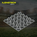 Newest 75mm Floodlight Lens 20 Degree Led 3030 3535 5050 Optical Lens Array