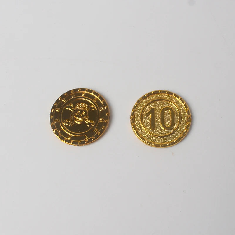 Brand New Custom Classic Silver Plastic Gold Coins