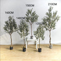 PU Wood Branch Artificial Olive Tree Plant Indoor Faux Olive Tree Decoration
