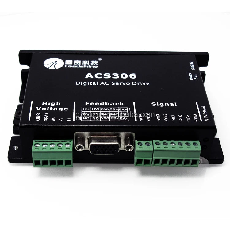 Leadshine DC Servo Motor Driver ACS306 Input Voltage DC 24-60v 200-400w 6A for Cnc Engraver and Cutting Machine