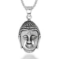 Firstmadam Custom Religious Jewelry 316L Stainless Steel Sakyamuni Buddha Pendant Necklace 3D Fine Pendants & Charms