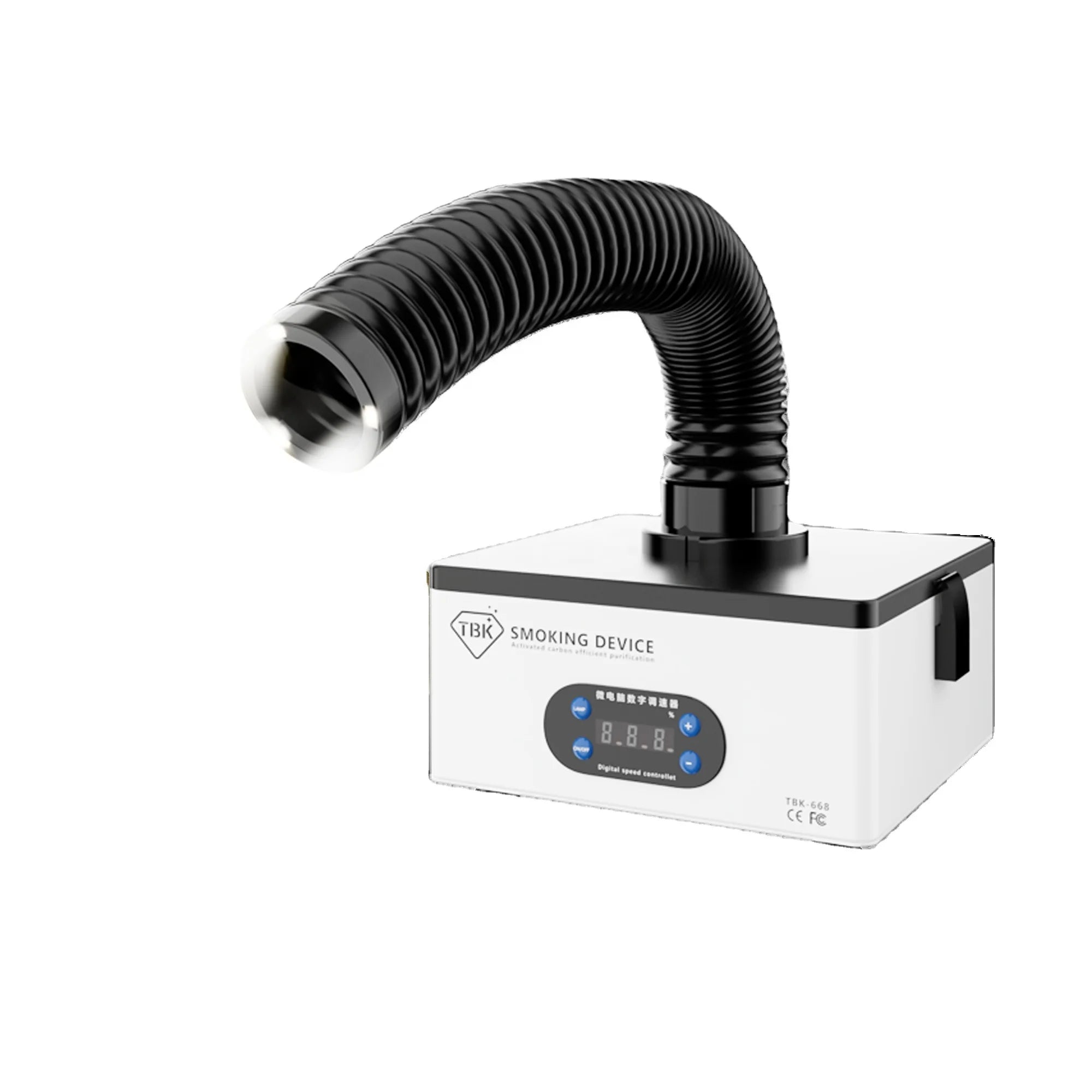 TBK 110V/220V Smoking Instrument High Filtering Laser Machine Smoke Purifier for Phone Repair Welding Smoke Fume Extractor