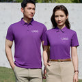 Work Clothes Customized T-shirt Printed Logo Short Sleeved Enterprise Embroidery Polo Shirt